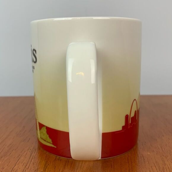 Starbucks 2009 collector series St. Louis ceramic 16 fl oz mug - Picture 2 of 6